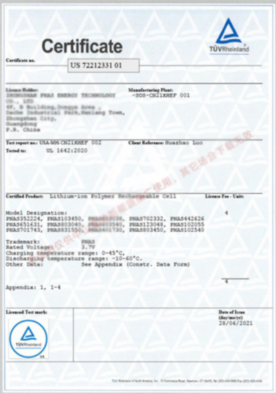 CERTIFICATES 10,196,198