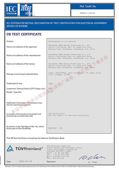 CERTIFICATES 20,196,198